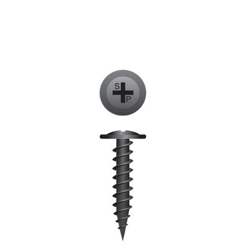Tru-Fast 1000-Pack #8 X 3/4-Inch Self-Drilling Phillips Truss Head Washer Screws – Zinc Plated – Lath Screws