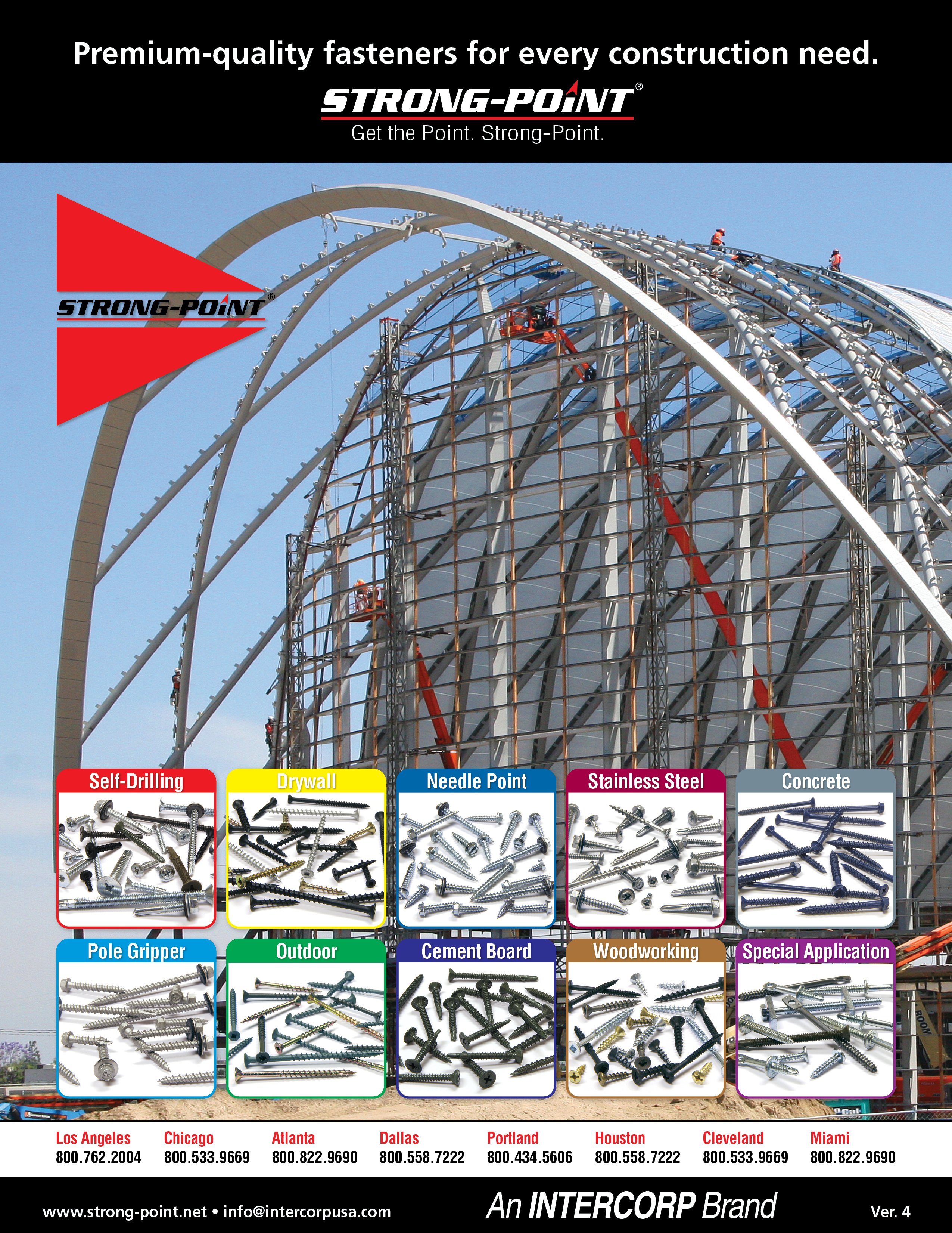 CATALOGS Intercorp StrongPoint Fasteners Screws